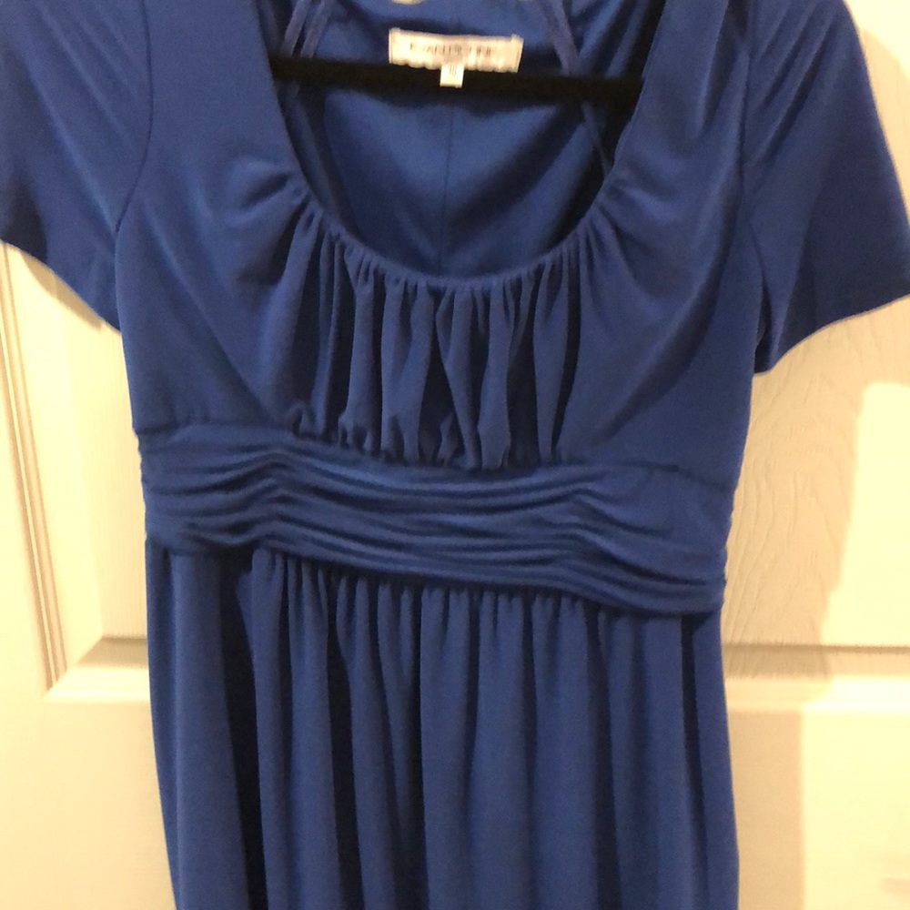 Adorable Evan Picone royal blue dress